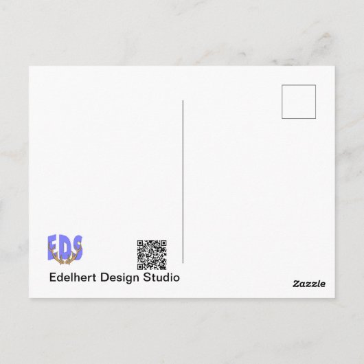 Cute Jay sluit het DIY-Briefkaart af Briefkaart (Achterkant)