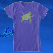 Cute Jekyll Island Florida Zee Turtle T-Shirt