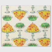 Cute Jello Mold Pattern Cadeaupapier (Vlak)