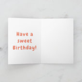 Cute jelly babies candy sweets cartoon kaart (Binnen)