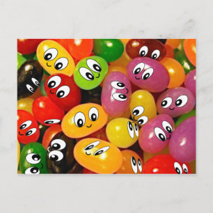 Cute Jelly Bean Briefkaart