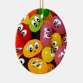 Cute Jelly Bean Keramisch Ornament (Rechts)