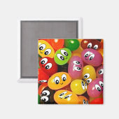 Cute Jelly Bean Magneet (Voorkant / Achterkant)