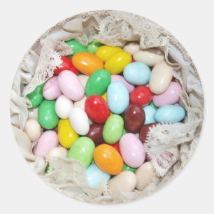 Cute Jelly Beans Snoep Easter Stickers