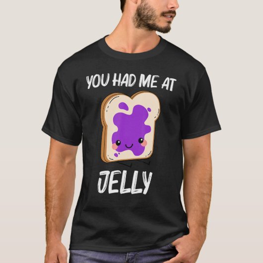 Cute Jelly For Men Women Matching Fruit Spread San T-shirt (Voorkant)