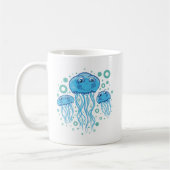 Cute Jellyfish Koffiemok (Links)