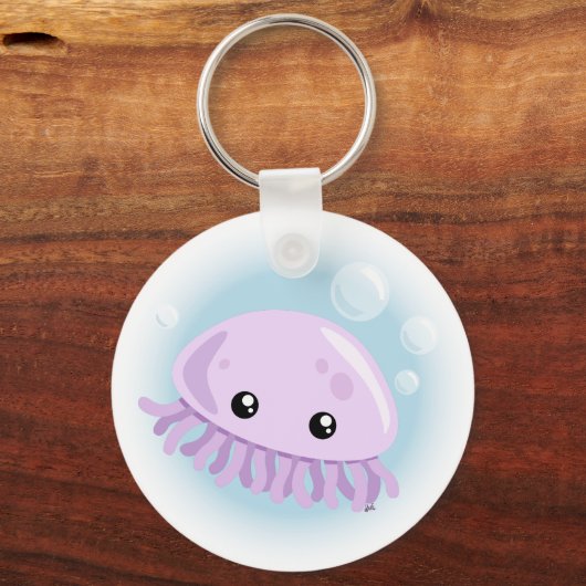 Cute Jellyfish Sleutelhanger (Voorkant)