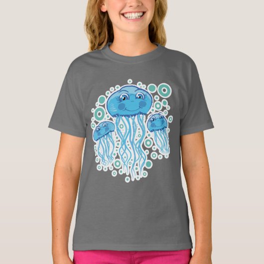 Cute Jellyfish t-shirt (Voorkant)