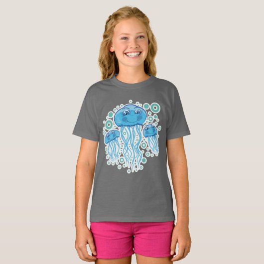 Cute Jellyfish t-shirt (Voorkant volledig)