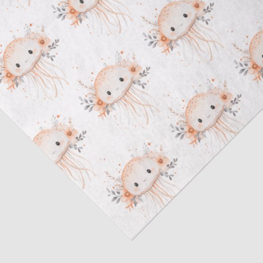 Cute Jellyfish Tissuepapier (Detail)
