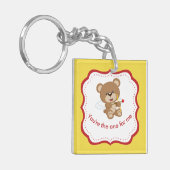 Cute "Jij bent degene voor mij" en "Ik hou van je" Sleutelhanger (Voorkant Links)