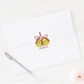 Cute Jingle helemaal naar Bell Whimsical Ronde Sticker (Envelop)