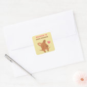 Cute Joey Kangoeroe Baby Shower Deco Stickers (Envelop)