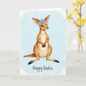 Cute Joey Lente Kaart (Gele Bloem)