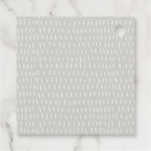 Cute Joey Mama Kangaroo Floral Wreath Baby shower Bedankjes Labels (Achterkant)