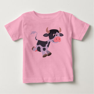 Cute Jogging Cartoon Koe Baby T-Shirt