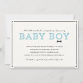 Cute  | Jongen Baby shower Kaart (Voorkant)