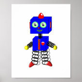Cute Jongens Kamer Robot Poster Decoratie (Voorkant)