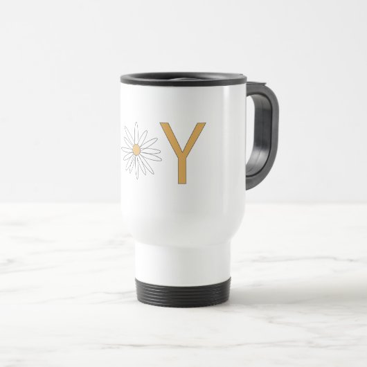 Cute JOY Design Trage Mug Reisbeker (Voorkant rechts)