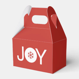 Cute Joy-kerstrode kerstbox Bedankdoosjes