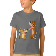 Cute Joyful Cartoon Coatimundis Children T-Shirt