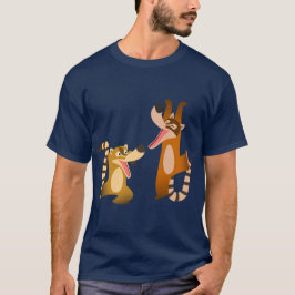 Cute Joyful Cartoon Coatimundis T-Shirt