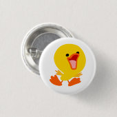 Cute Joyous Cartoon Ducking Button Badge (Voorkant /achterkant)