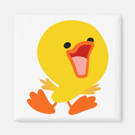 Cute Joyous Cartoon Ducking Magnet