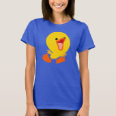 Cute Joyous Cartoon Ducking Women T-Shirt (Voorkant)