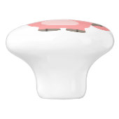 Cute Juggling Cartoon Pig Keramische Knop (Zijkant)