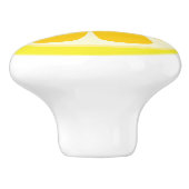 Cute Juicy Citrus Lemon Tropical Fruit Slice Keramische Knop (Zijkant)