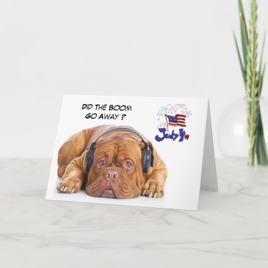 Cute julth dog Folded Holiday Kaart (Voorkant)