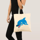 Cute Jumping Cartoon Dolphin Bag Tote Bag (Voorkant (product))