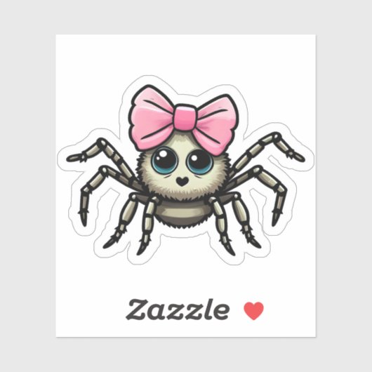 Cute Jumping Spider Sticker (Vel)