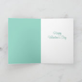 Cute Junco Bird Valentijn Colorful Pastel Garden Feestdagen Kaart (Binnen)