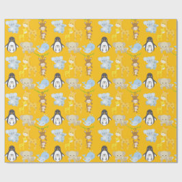 Cute Jungle Animal Wrapping Paper – Animals Cadeaupapier
