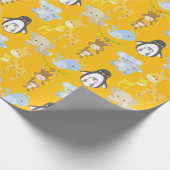 Cute Jungle Animal Wrapping Paper – Animals Cadeaupapier (Hoek)