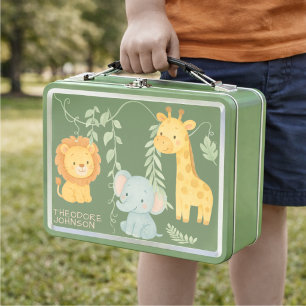 Cute Jungle Dieren Safari Aquarel
