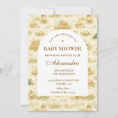 Cute Jungle Safari Baby Shower Kaart (Voorkant)