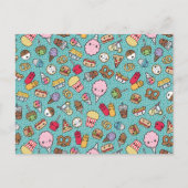 Cute Junk Food Briefkaart (Voorkant)