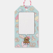 Cute Junk Food gift labels Cadeaulabel (Achterkant)