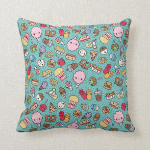Cute Junk Food Kussen