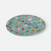 Cute Junk Food Papieren Bordje (Gekanteld)