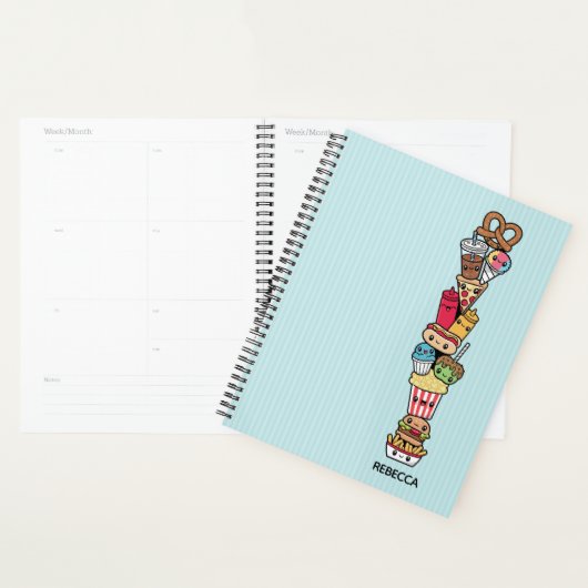Cute Junk Food-planner Planner (Display)