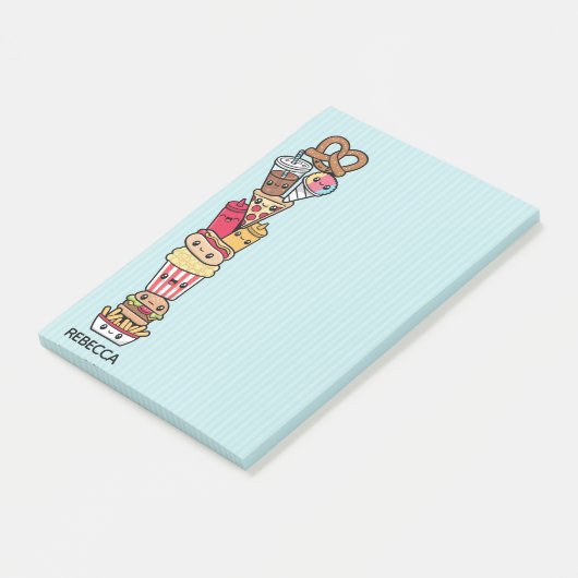 Cute Junk Food Post-it® Notes (Schuin)