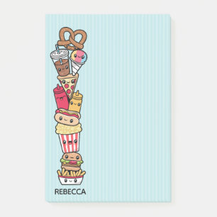 Cute Junk Food Post-it® Notes