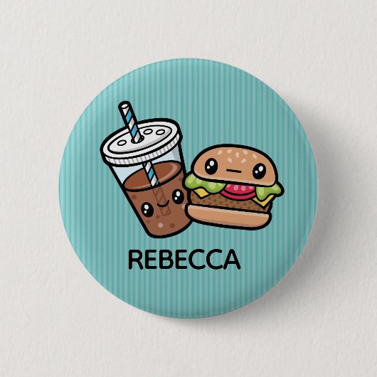 Cute Junk Food Ronde Button 5,7 Cm (Voorkant)
