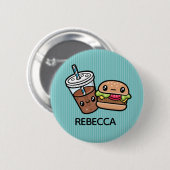 Cute Junk Food Ronde Button 5,7 Cm (Voorkant /achterkant)