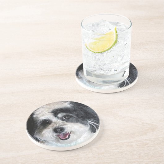 Cute K-Cee Zuchon Dog Onderzetter (Zijkant)