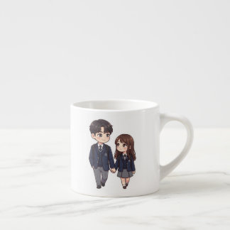 Cute K-Drama Scholiere Koppel Koffiemok Espresso Kop